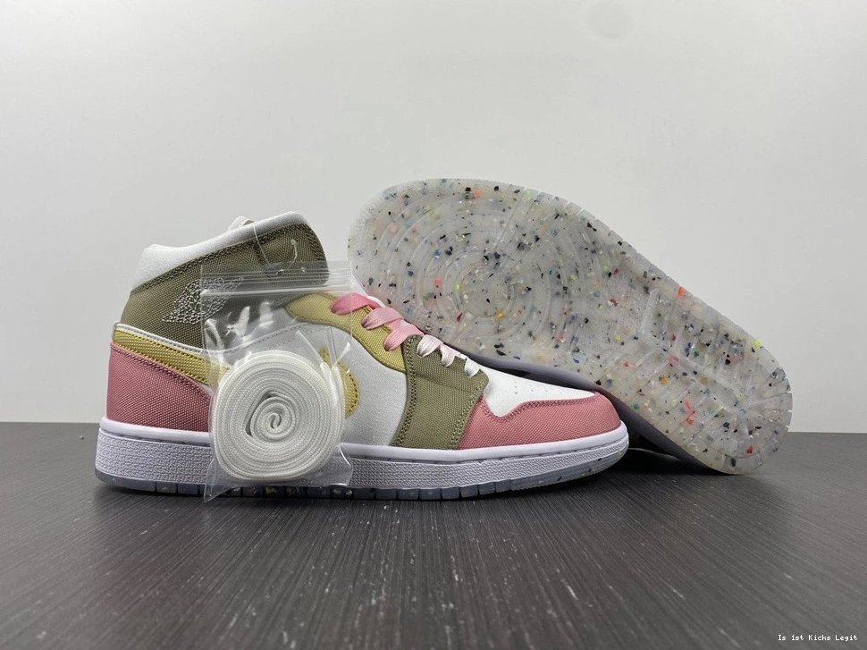 SE Green  (GS) Pastel Grind DJ0338-100 Jordan 1 Vivid Mid 0425